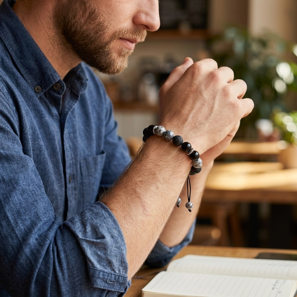 GalaxGrace Volcanic Stone Energy Bracelet Best Gift 3