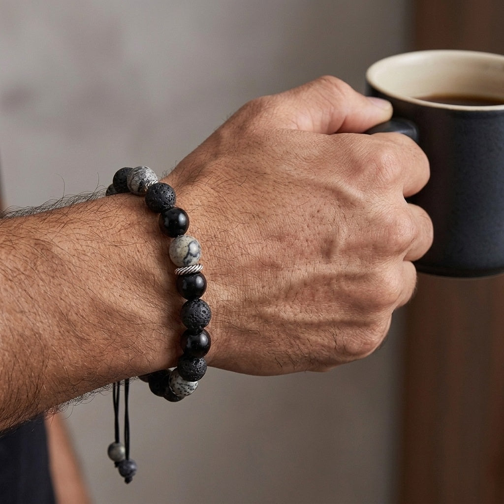 GalaxGrace Volcanic Stone Energy Bracelet Best Gift 6