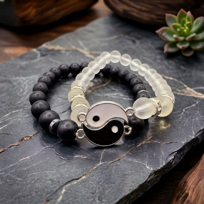GalaxGrace Volcanic Stone White Pine Couple Bracelets Best Gift 1