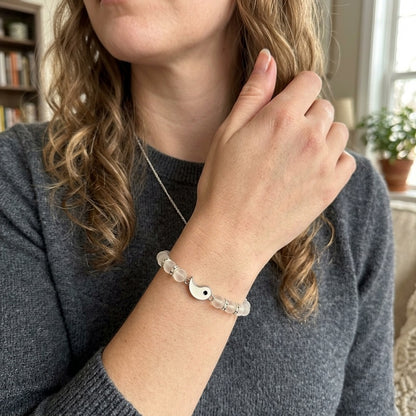 GalaxGrace Volcanic Stone White Pine Couple Bracelets Best Gift 4