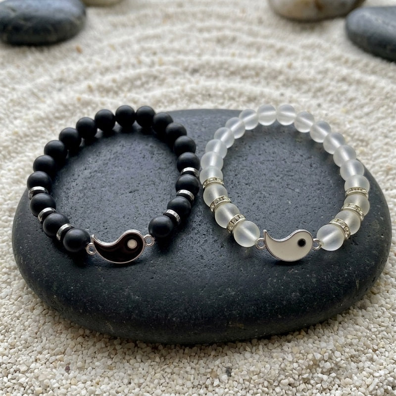 GalaxGrace Volcanic Stone White Pine Couple Bracelets Best Gift 7