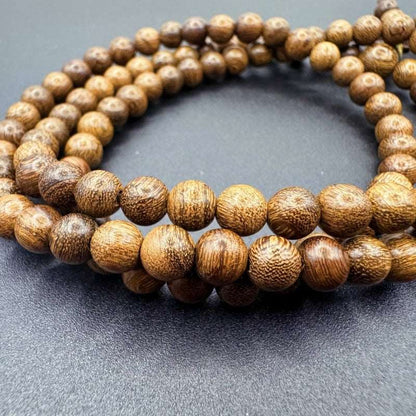 Golden Sandalwood 108 Buddha Beads Bracelet - GalaxGrace Bestgift
