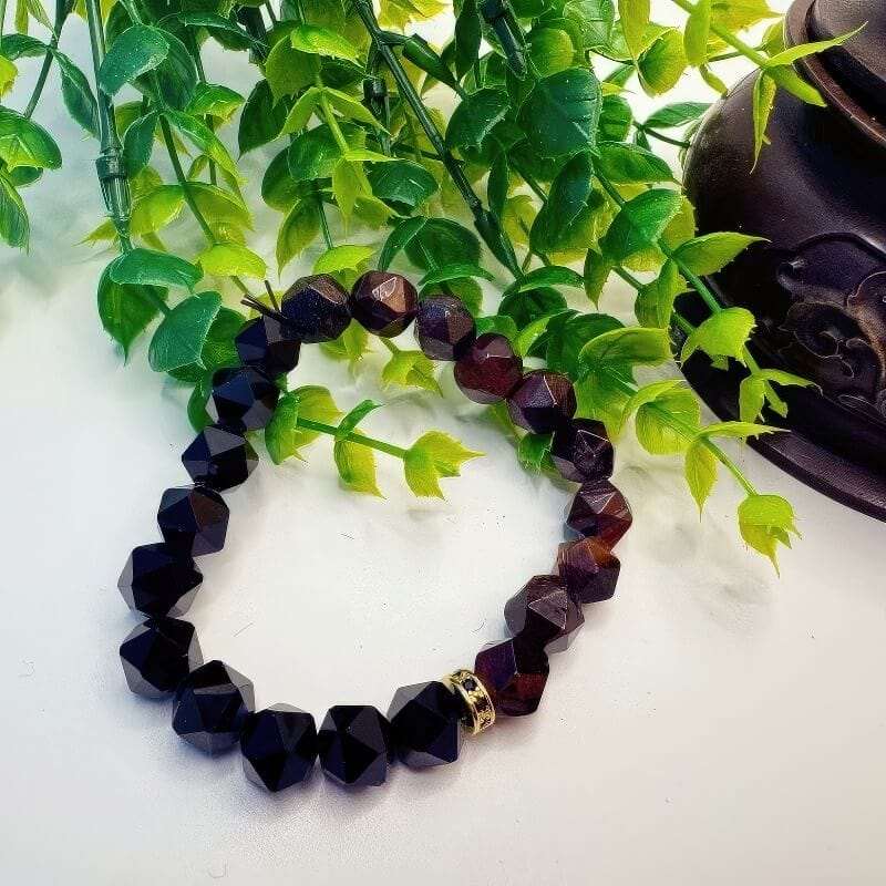 Obsidian Diamond Shape Bracelet - GalaxGrace Bestgift