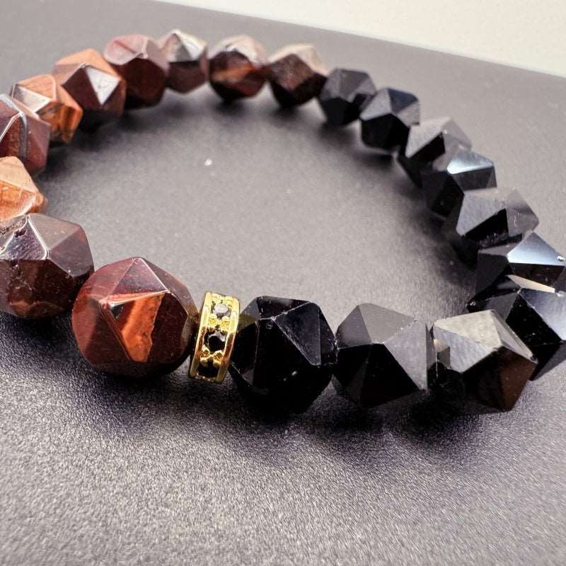 Obsidian Diamond Shape Bracelet - GalaxGrace Bestgift