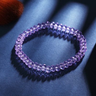 Simple Fashionable Purple Beads Bracelet - GalaxGrace Bestgift