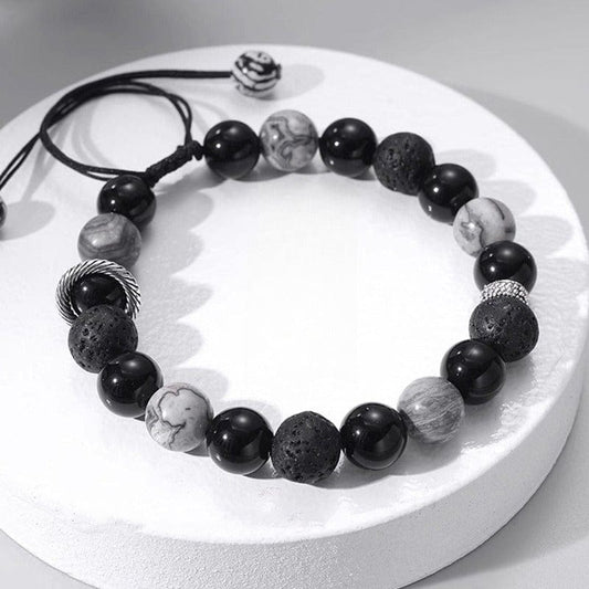 Volcanic Stone Energy Bracelet - GalaxGrace Bestgift