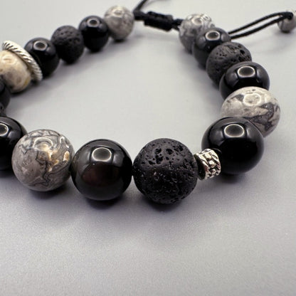 Volcanic Stone Energy Bracelet - GalaxGrace Bestgift