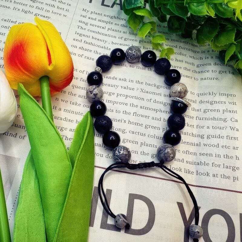 Volcanic Stone Energy Bracelet - GalaxGrace Bestgift