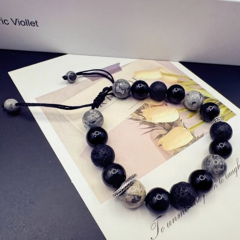 Volcanic Stone Energy Bracelet - GalaxGrace Bestgift