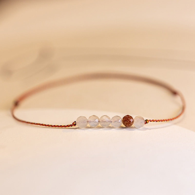 Mini Lucky Bead Crystal Bracelet - GalaxGrace Bestgift